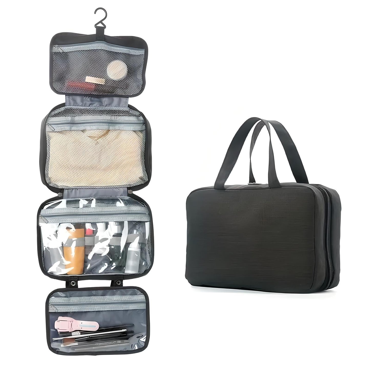 Multi-Compartment Toiletries Organiser