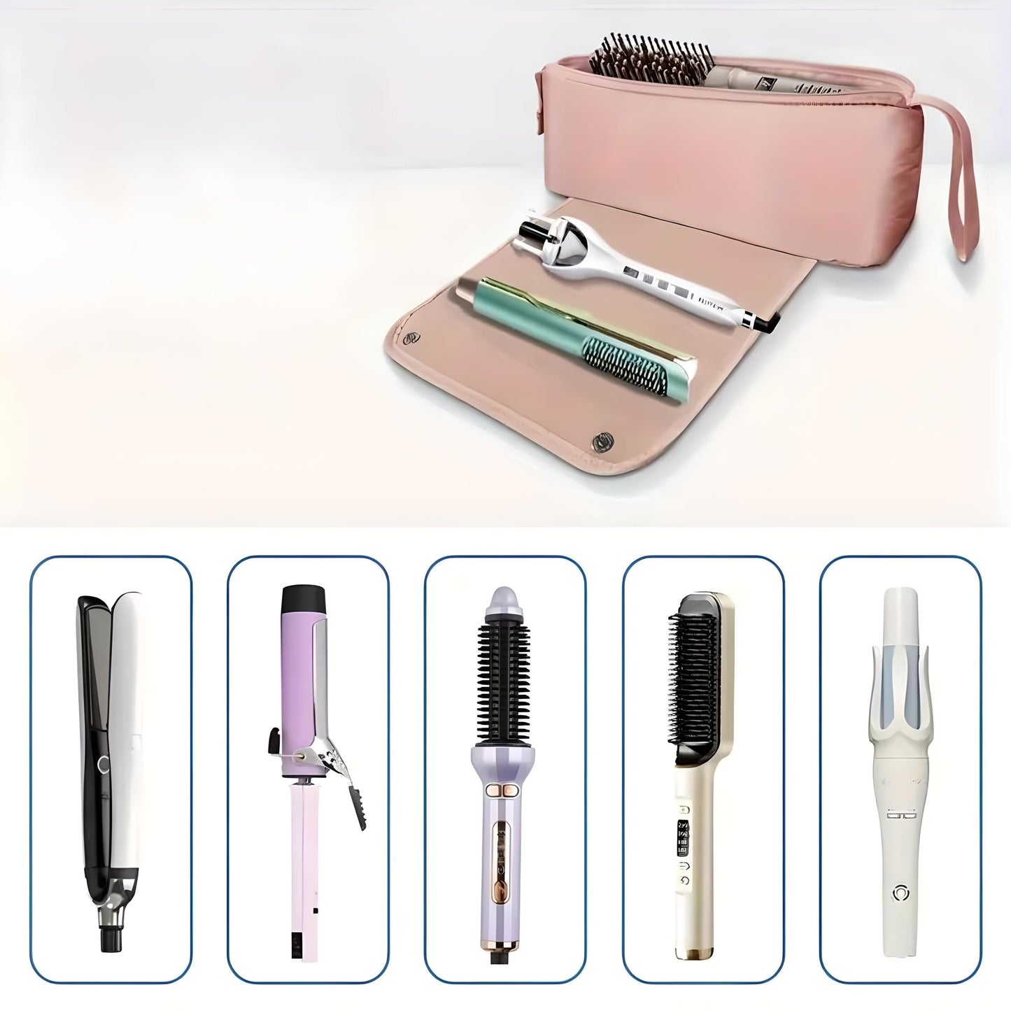 Heat-Proof Hair Accessory Bag