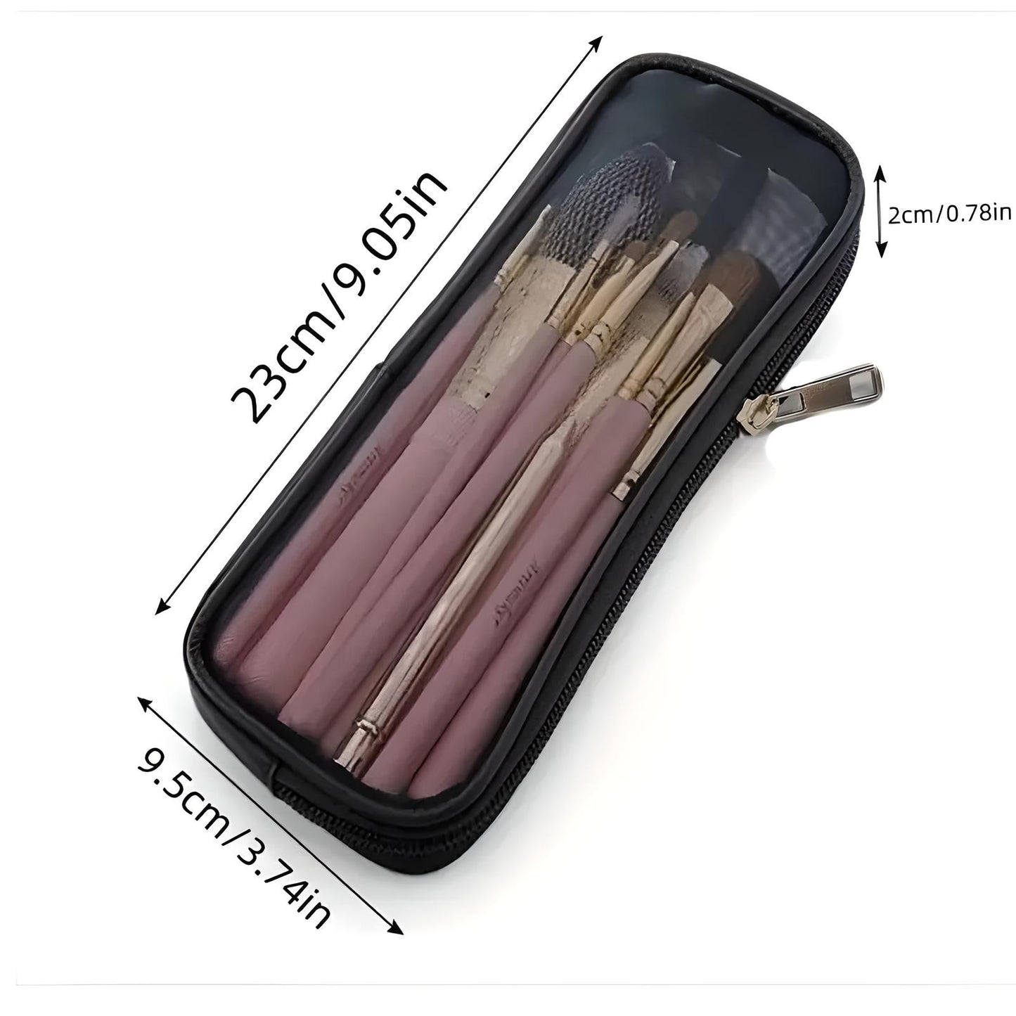 Mesh Makeup Brush Bag