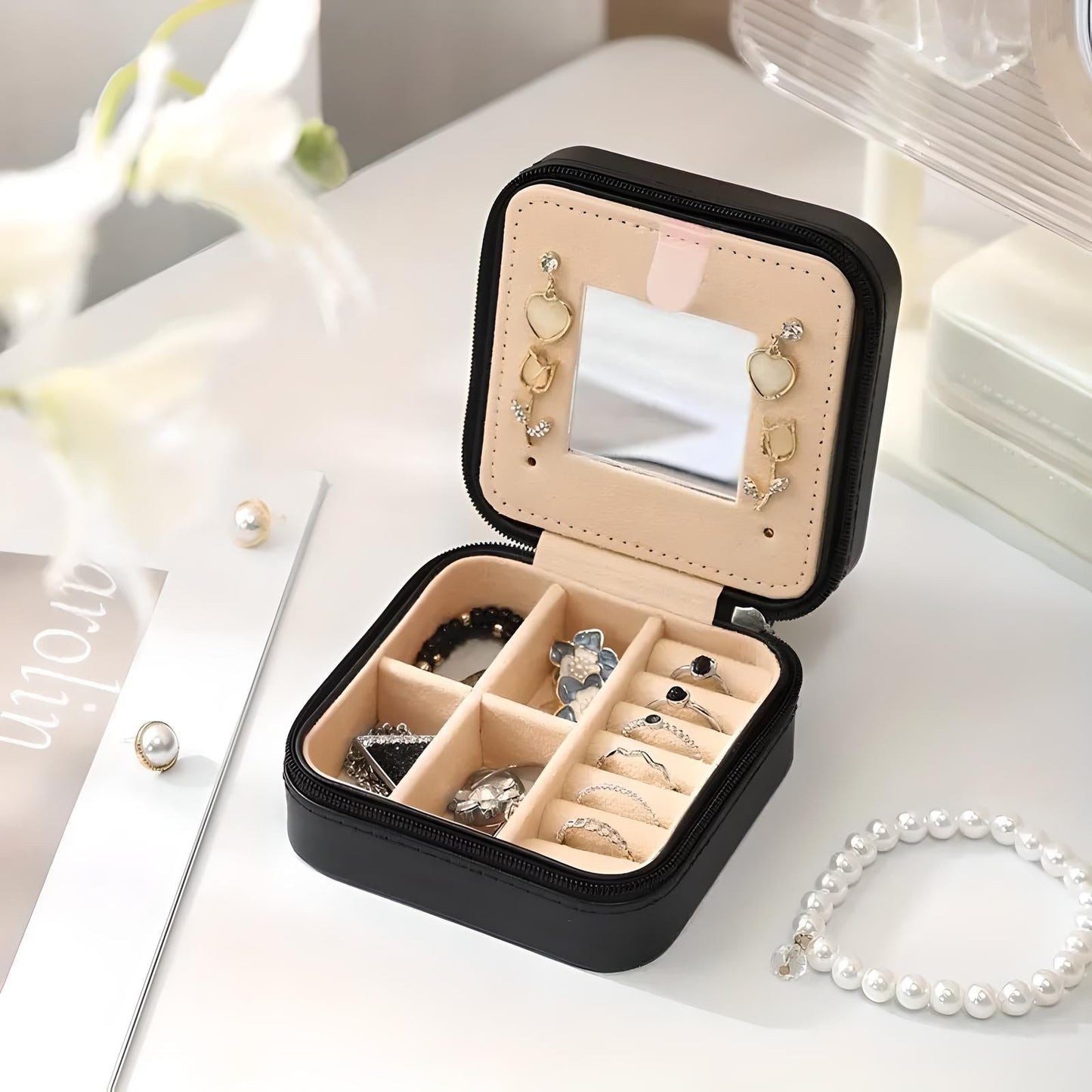 Minimalist Travel Jewellery Box
