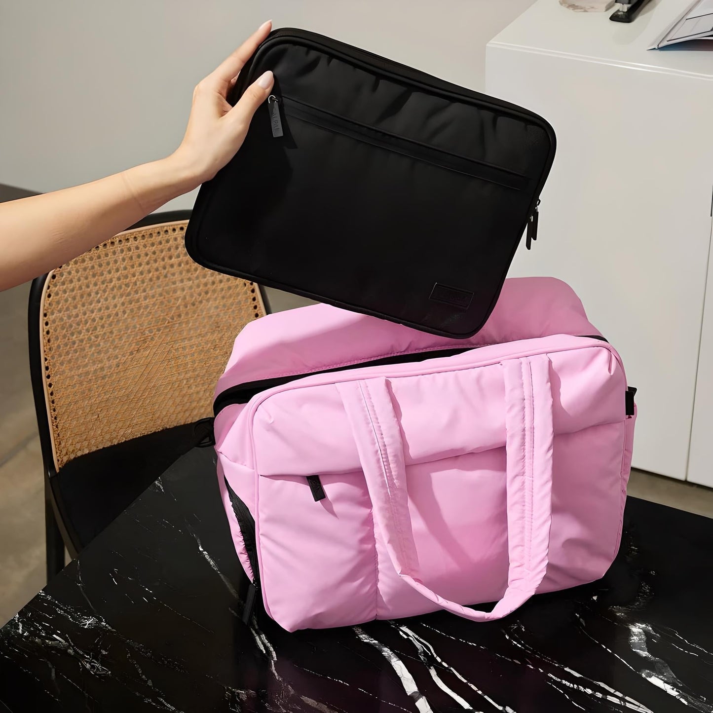 Lightweight Puffer Duffle Bag