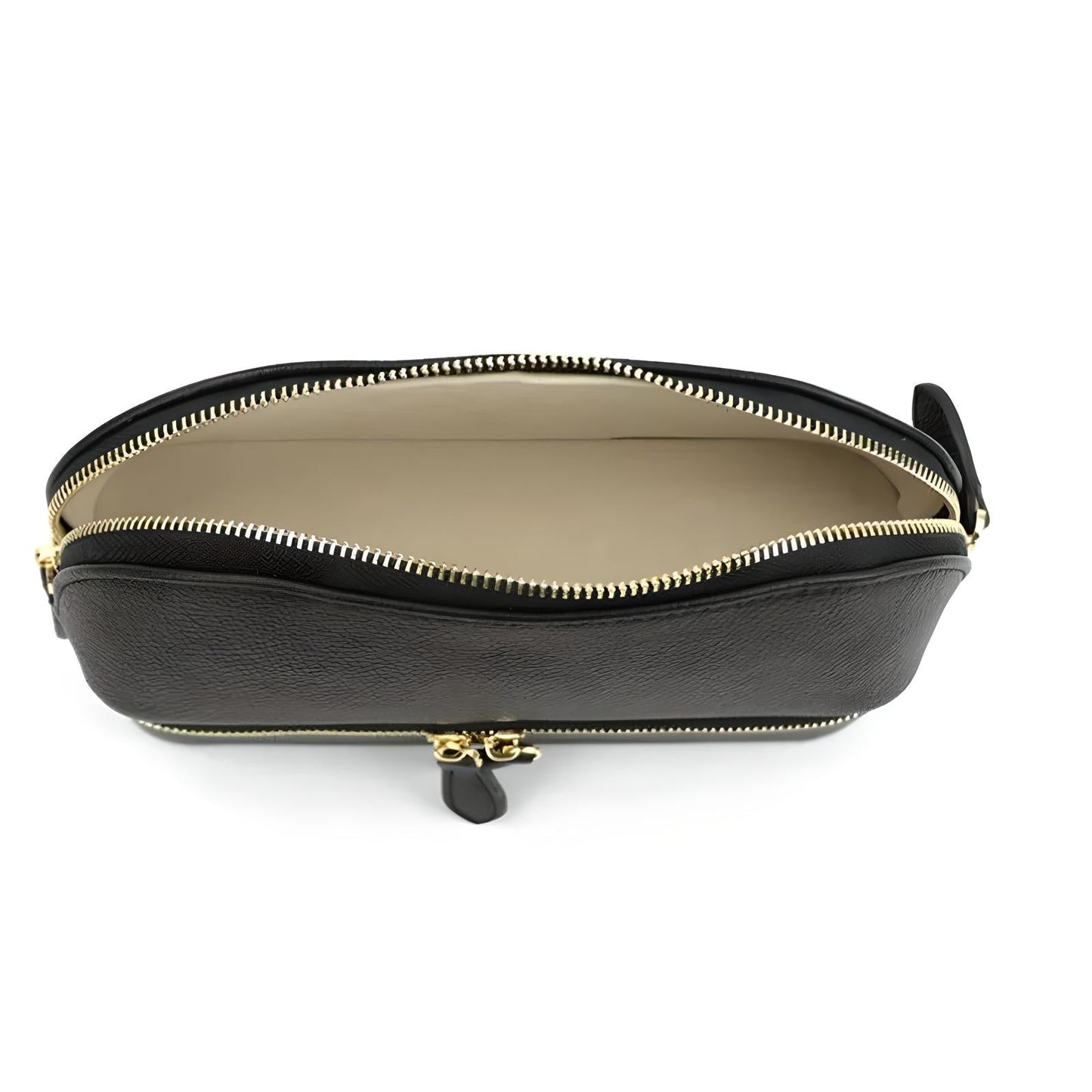 Leather Look Travel Shell Bag