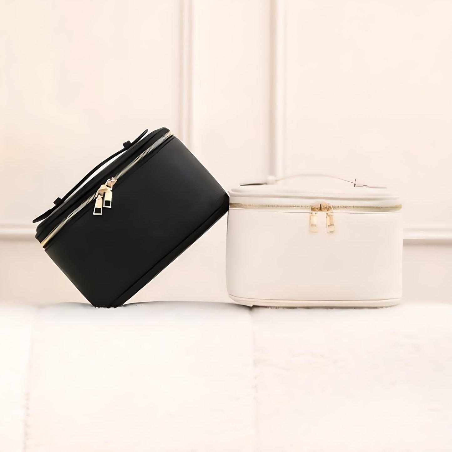 Leather Look Cosmetics Case