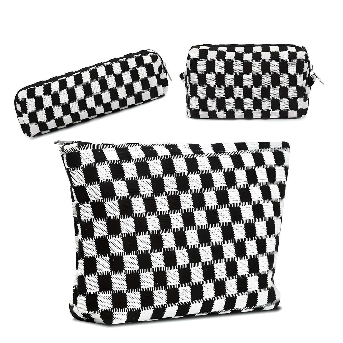 3-Piece Cosmetic Bag Set