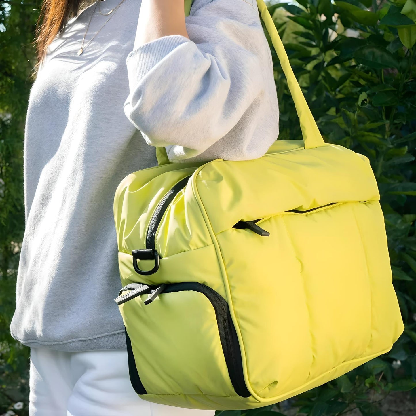 Lightweight Puffer Duffle Bag