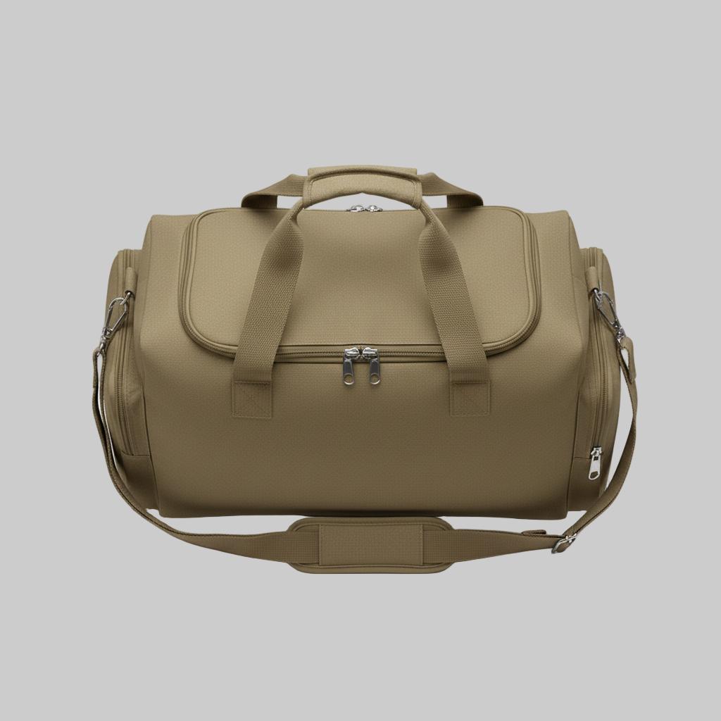 Multi-Pocket Canvas Travel Duffel Bag
