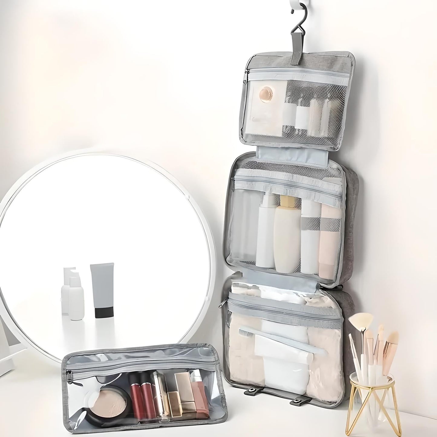 Multi-Compartment Toiletries Organiser