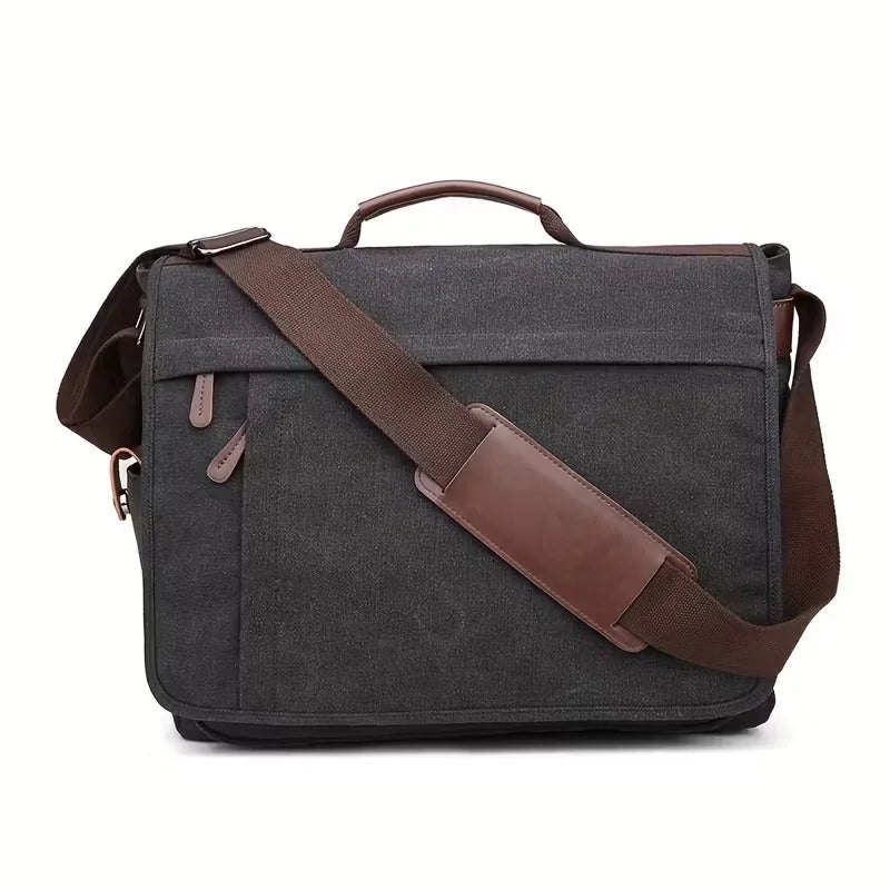 Canvas Crossbody Bag for Students and Work