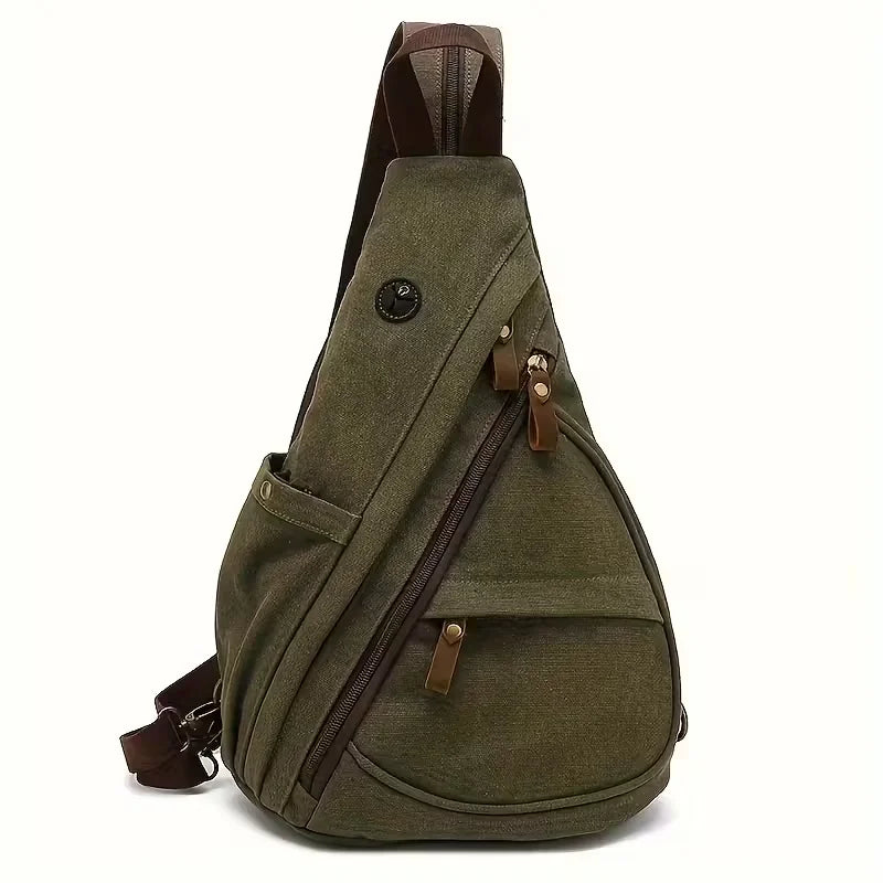 Canvas Sling Crossbody Bag