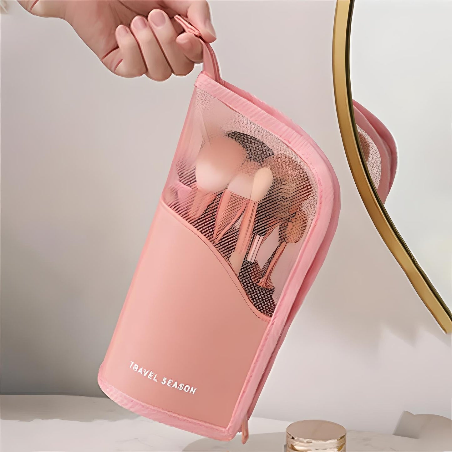 Zipper Cosmetic Bag