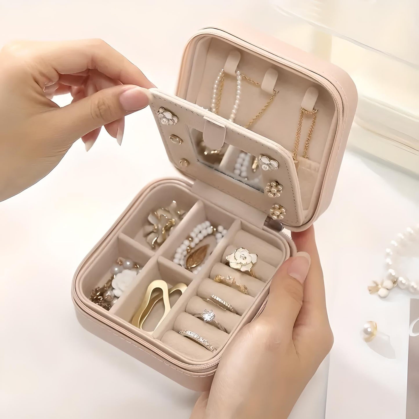 Minimalist Travel Jewellery Box