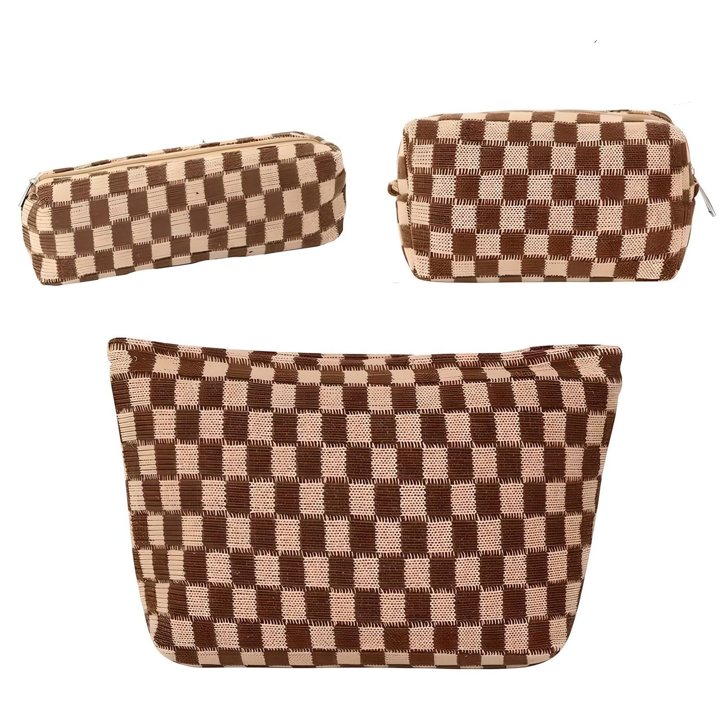 3-Piece Cosmetic Bag Set
