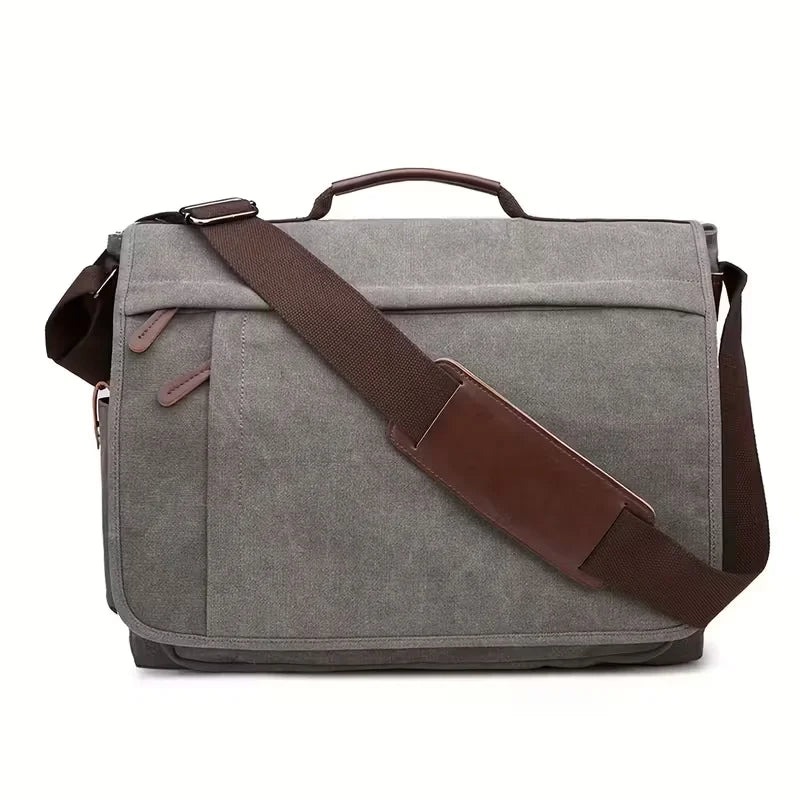 Canvas Crossbody Bag for Students and Work