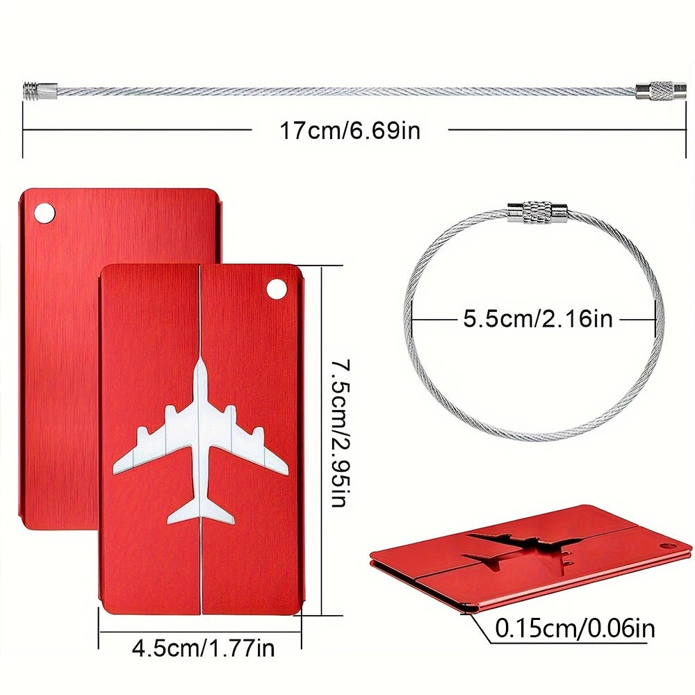Aluminum Travel Luggage Tag