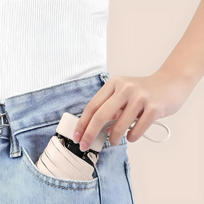 Compact Travel Umbrella & Case