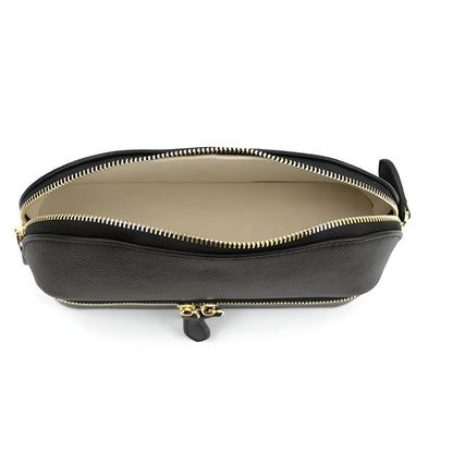 Leather Look Travel Shell Bag