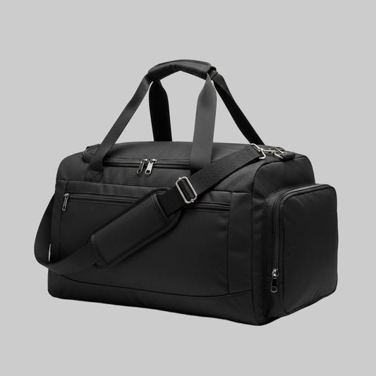 Duffel Bag with Side Pocket and Shoulder Strap