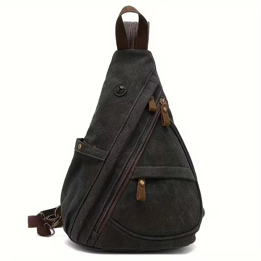 Canvas Sling Crossbody Bag