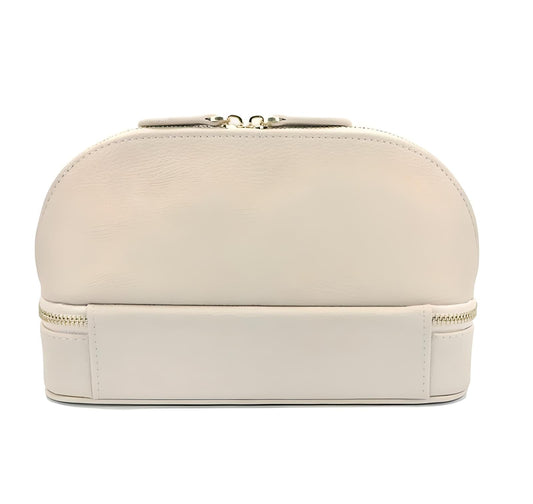 Leather Look Travel Shell Bag