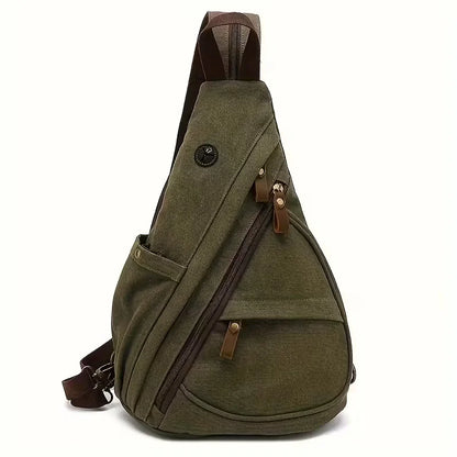 Canvas Sling Crossbody Bag